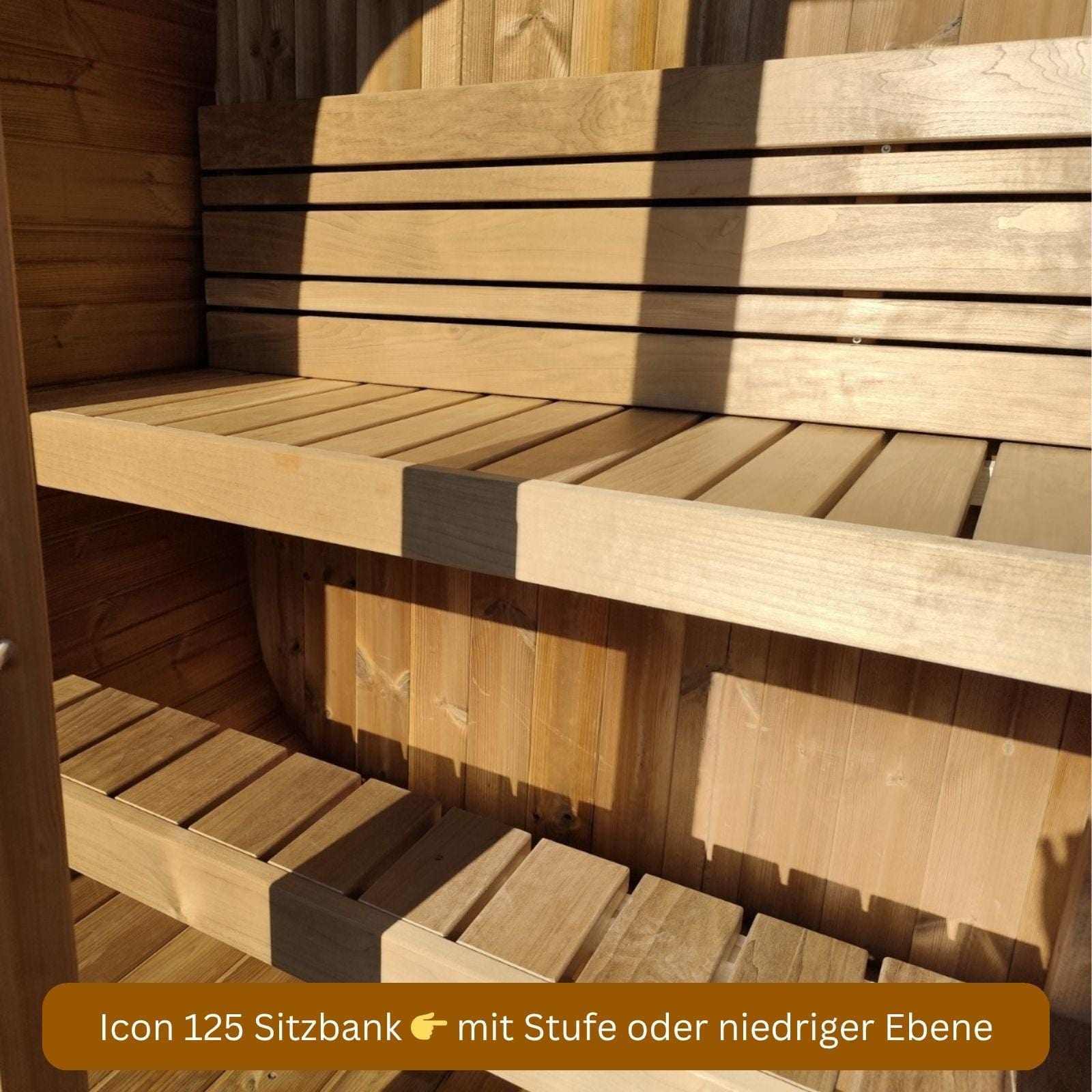 Mini Sauna für den Garten "Icon 125"