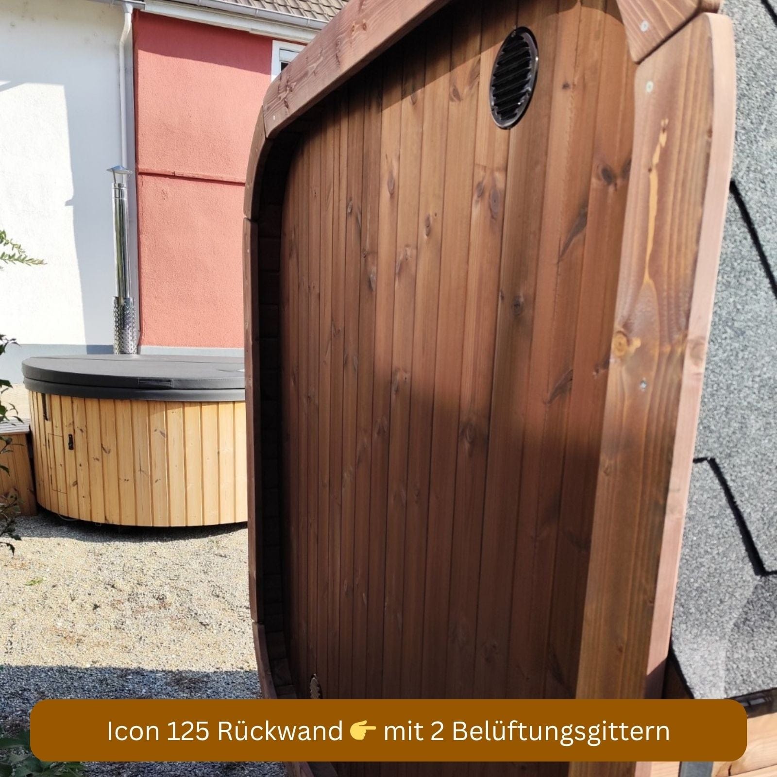 Mini Sauna für den Garten "Icon 125"